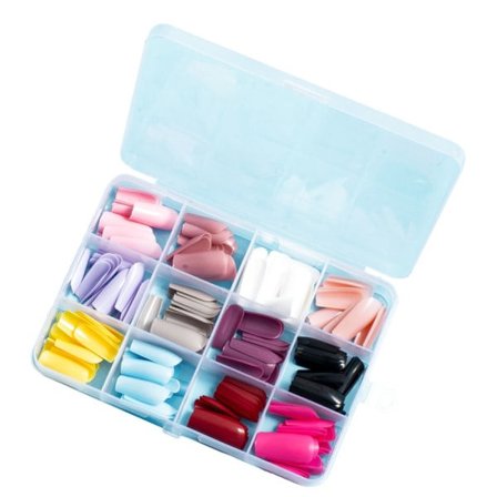 Falske negle til at sætte på - press on negle - klar til at sætte på - stil 3