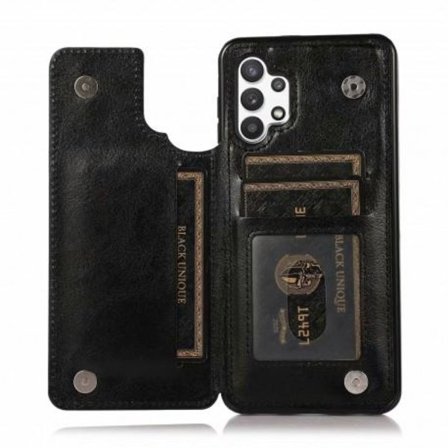 Samsung A32 5G Stöttåligt Skal Korthållare 3-FACK Flippr