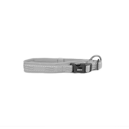 Selected by ZOO - Hundehalsbånd Rufus justerbart 15 mm x 25-35 cm grå - Hund - Halsbånd - ZOO.no