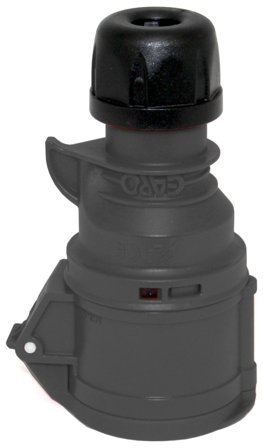 Garo S 416-5 S Jatkopistorasiat IP44, 5-napainen, 16A Musta, 5 h, Liitäntätulpat & kaapelit