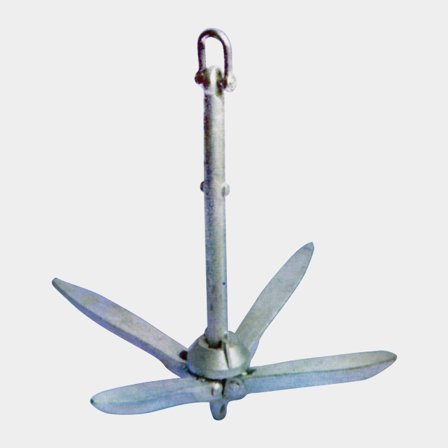 Draková kotva 1852-Marine, galvanizovaná ocel + šekl, 10 kg