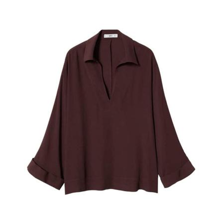 Mango - Blusar - Brun - Dam - Storlek: Xl, Dam, Storlek: XL