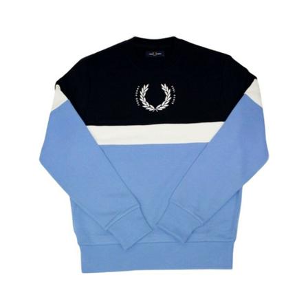 Fred Perry Sweatshirt , Blauw , Heren , Maat: L