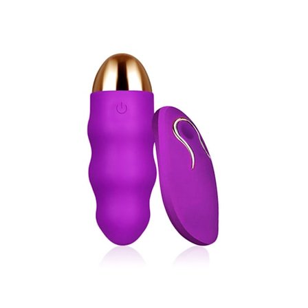 12 Frekvens Fjärrkontroll Vibrator, Kvinnlig Klitorisstimulator (Lila)