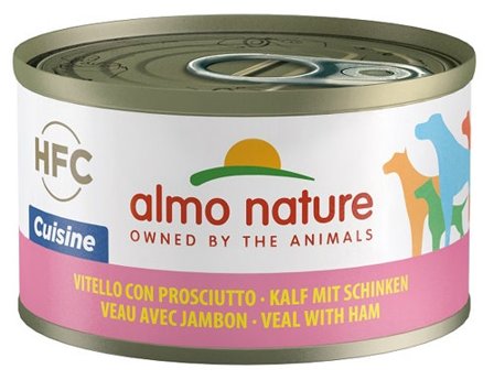 Almo Nature HFC Cuisine Vitello con Prosciutto Cibo Umido Per