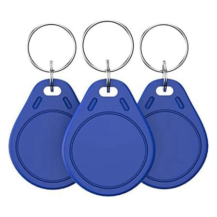 100 stk. Omskrivbare UID Smarte Nøkler, Mi- 1K S50 RFID Kortbrikker NFC Tag Kopiering Nøkkelbrikker Tilgangskontroll Skrivbar