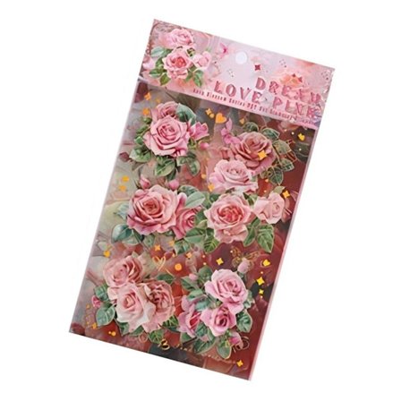 4 st Blomsterdekaler PET-film Självhäftande Telefon Ingen Borttagning