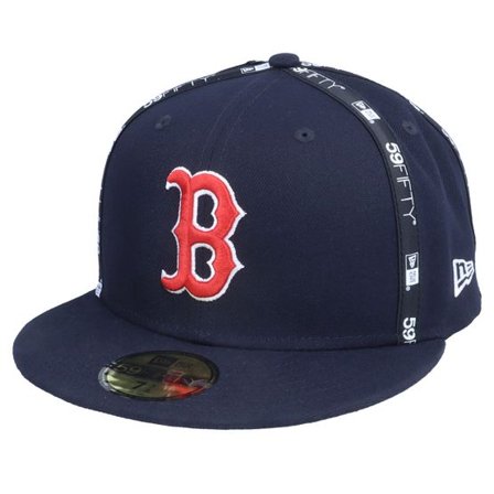 New Era - MLB Blå fitted Keps - Hatstore Exclusive x Boston Red Sox Inside Out 59FIFTY @ Hatstore