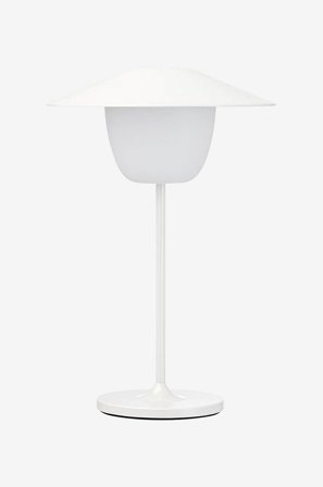 Blomus - LED-lampe Ani Mini 21,5 cm - Hvit - Oppladbare lamper - Fra Homeroom