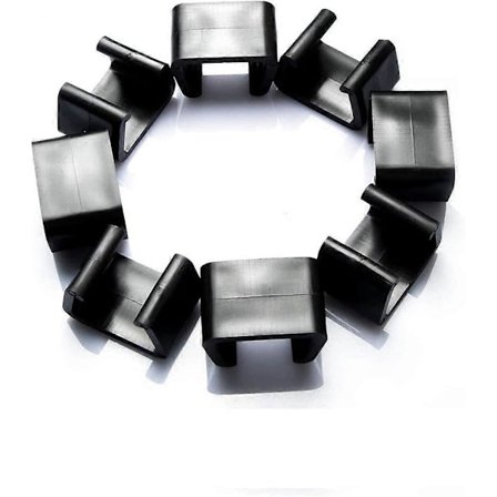 8 st. Plastflätade Möbelklämmor Inomhus Utomhus Patio Flätade Möbel Fästen Klämma