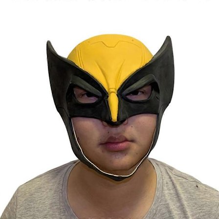 Wolverine Maske Halloween Fest Cosplay Karneval Superhelt Latexmasker Fancy Dress Party Tilbehør Kostume