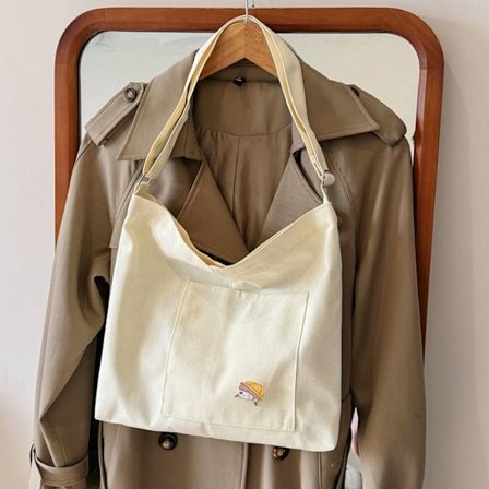 Tote Bags Casual Messenger Bags BEIGE