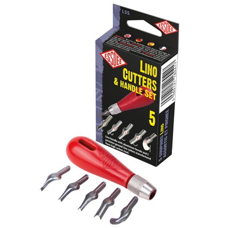 Essdee Knivset till linoleumtryck 5-pack