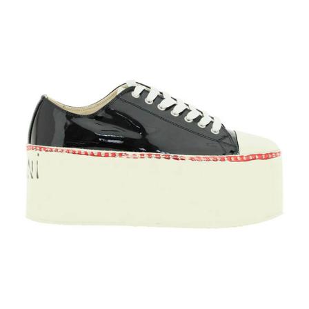 Marni Patent leather platform sneakers , Zwart , Dames , Maat: 40 EU