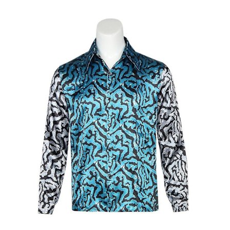 2023-tiger King Joe Exotic Carole Baskin Kostyme Voksen Skjorte Halloween Antrekk Bluse Butterfly Erme Topp -a