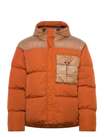 C.P. Company Co Chrome-R Mixed Goggle Down Jacket - Orange - XL