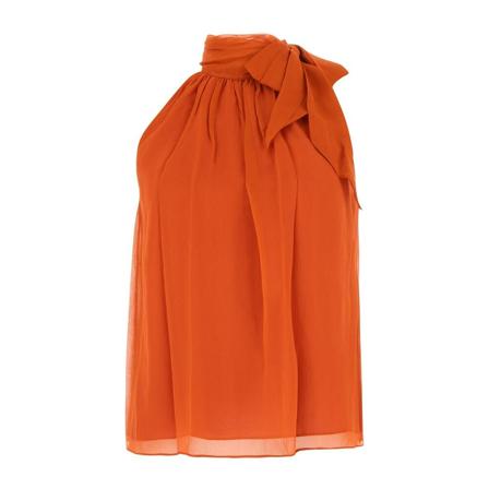 Theory Blouses , Oranje , Dames , Maat: M
