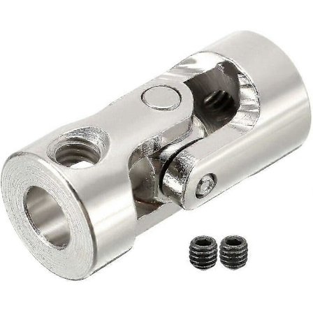 1st 2-10mm U-led Styraxel Universal Joint För Båt Bil Diy Tillbehör Silver