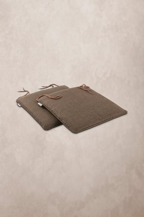 Jotex - Seteunderlag Lenestol 2-pakke Brun - NERJA - Kjøp Puter & sitteputer hos Jotex