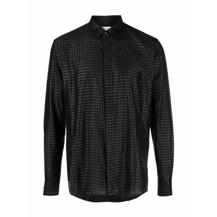 Saint Laurent, Casual Shirts Czarny, Mężczyzna, Rozmiar: M