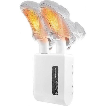 Elektrisk skotork, lukteliminator, väggmonterad stöveltork med termostatisk varm bris, snabbtorkande skotork med timer, sterilisering & deo