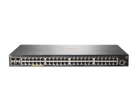Hewlett Packard Enterprise HPE Aruba 2930F 48G PoE+ 4SFP - switch - 48 porter - Styrt - rackmonterbar