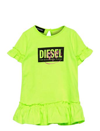 Danilab Dress Dresses & Skirts Dresses Baby Dresses Short-sleeved Baby Dresses Vihreä Diesel