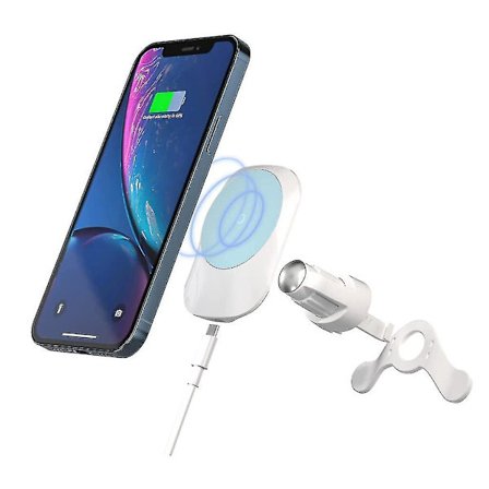 Magnetisk trådlös billaddare, 15w Qi snabbladdningsställ biltelefonhållare kompatibel med I-phone 12/12 Mini/12 Pro/12 Pro Max Samsung S
