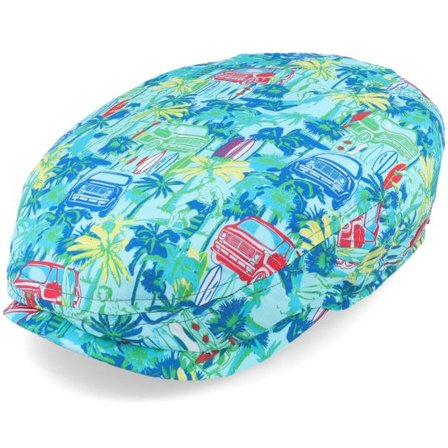 Stetson - Blå flatcap Keps - Kent Cotton Vanlife Blue Flat Cap @ Hatstore