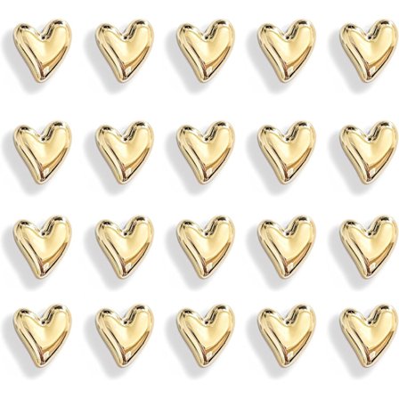 20 stk. Gyldne Køleskabsmagneter Kærlighed Hjerte Magneter til Køleskab Søde Dekorative Magnetiske Klistermærker Små Hjem Køkken Magnet sæt Dejlig 
