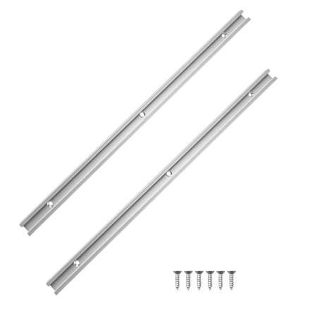 Track Miter Track, 2 stk. T Slot Mitre Track, Aluminium T Tracks, T alliage d'aluminium, T skinne onglets rainure