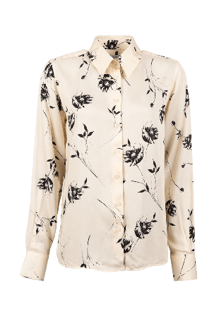 The Shirt Factory Blus Victoria Ivory Bloom Skjortor Dam Vit 42