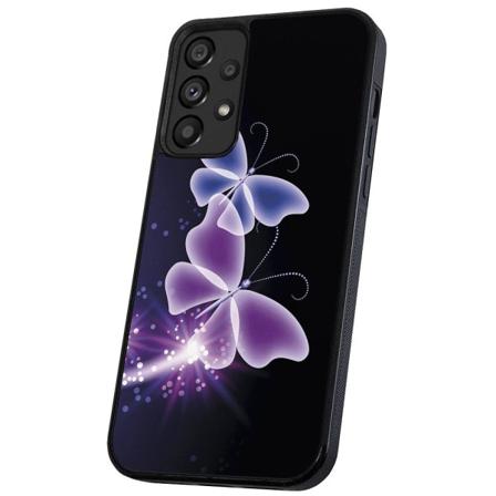 Samsung Galaxy A13 4G - Skal/Mobilskal Lila Fjärilar