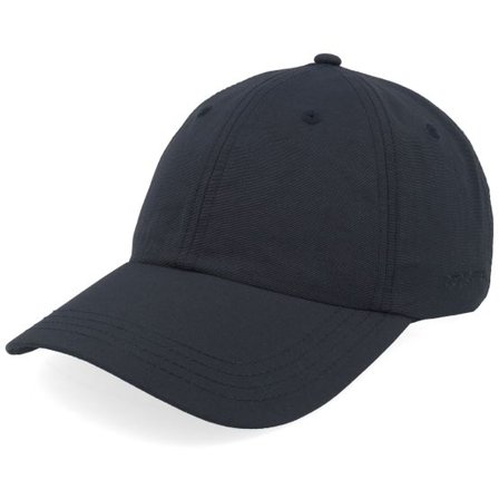 Dedicated - Svart unconstructed Keps - Soft Cap Enskede Base Black Dad Cap @ Hatstore
