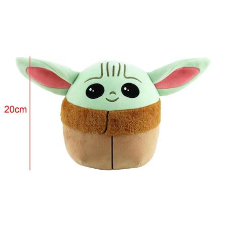 Baby Yoda plysjleketøy vekker Master utstoppet dukkeputegave 20cm