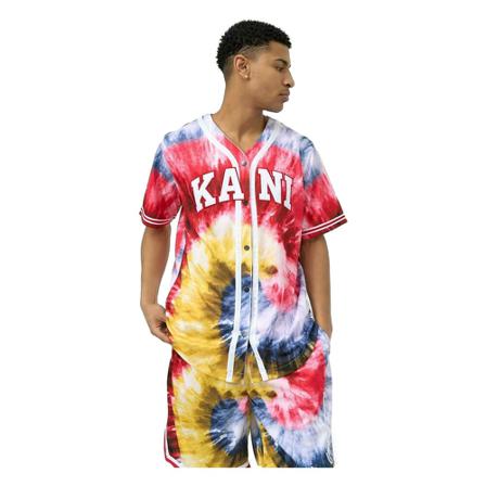Karl Kani, Beisbolera Baseball Shirt Rood, Heren, Maat:M