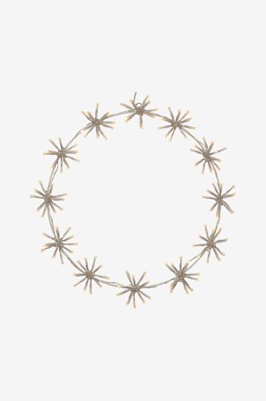 Star Trading - Siluet Flower Ring 50 cm - Hvid - Dekorationsbelysning - Fra Homeroom