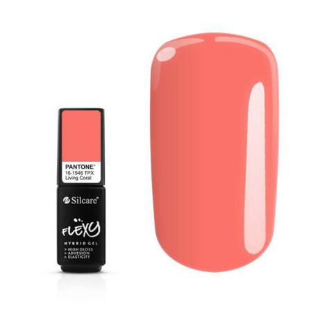 Silcare - Flexy - Hybrid Gel - 19-1 Neon Coral - 4,5 Gram Orange