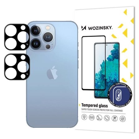 Wozinsky Helkameraglas för iPhone 17 Pro, svart, 2 st
