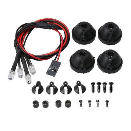 4 Led Sarja Fz0029 Rc 1:10 Kilpa-ajo Kiipeilytelaketjuun