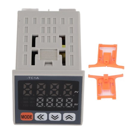 BERM PID Lämpötilansäädin Digitaalinen Älykäs 2 Lähdön Termostaatti 48x48mm 100ACV - 240ACV