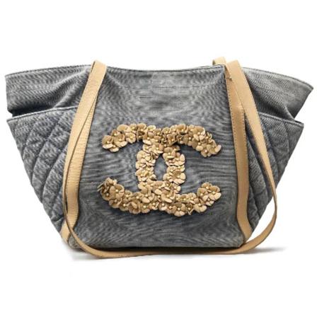 Chanel Vintage Pre-owned Denim chanel-tasker Blå, Dame Vintage Tasker, Størrelse: ONE Size