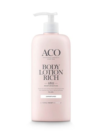ACO Body Lotion Rich Uden Parfume 400 ml, Skincare, Kropspleje, Bodylotion