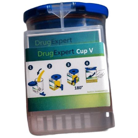 DrugExpert Cup V Multi 6 narkotikatest 1 stk