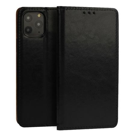 Plånboksfodral Iphone 13 Pro Äkta Italienskt Läder Svart