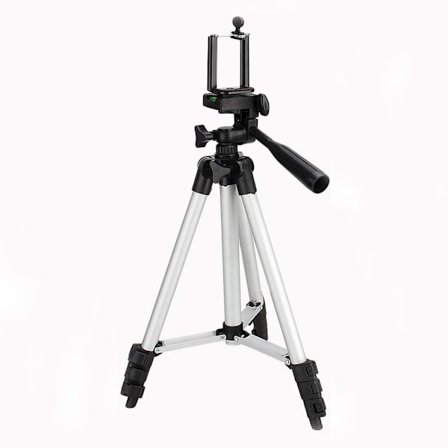 Uttrekkbart stativ, 3 i 1 profesjonell kameraholder med telefonklips, justerbart stativ med bærbar veske, maksimal belastning 1,5 kg