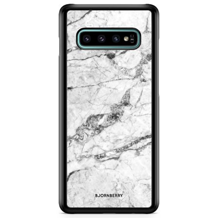 Bjornberry Skal Samsung Galaxy S10 - Vit Marmor