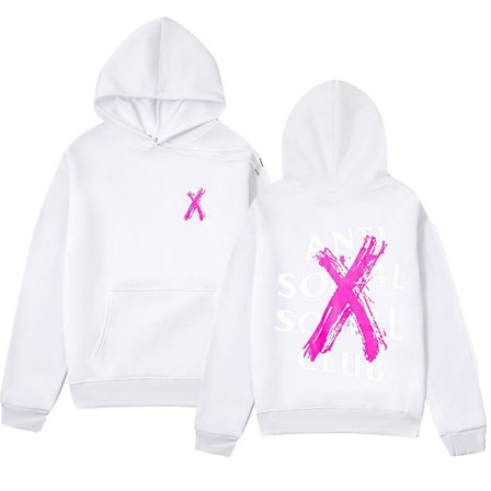 Kanye Painettu Ssweatshirt ANTI SOCIAL CLUB Huppari Paita Top