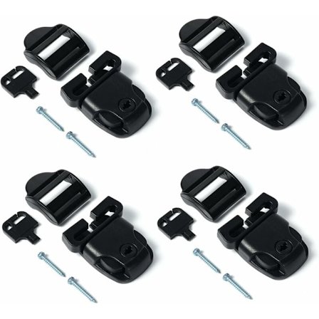 4 Spa Lokk Lås, Erstatning Boblebad Deksel Lås Reparasjonssett med