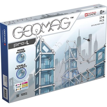 GEOMAG GEOMAG pro-L 174 delar - Lyreco - Skola och förskola - Lekmaterial - Bygglek, konstruktion och mosaik
